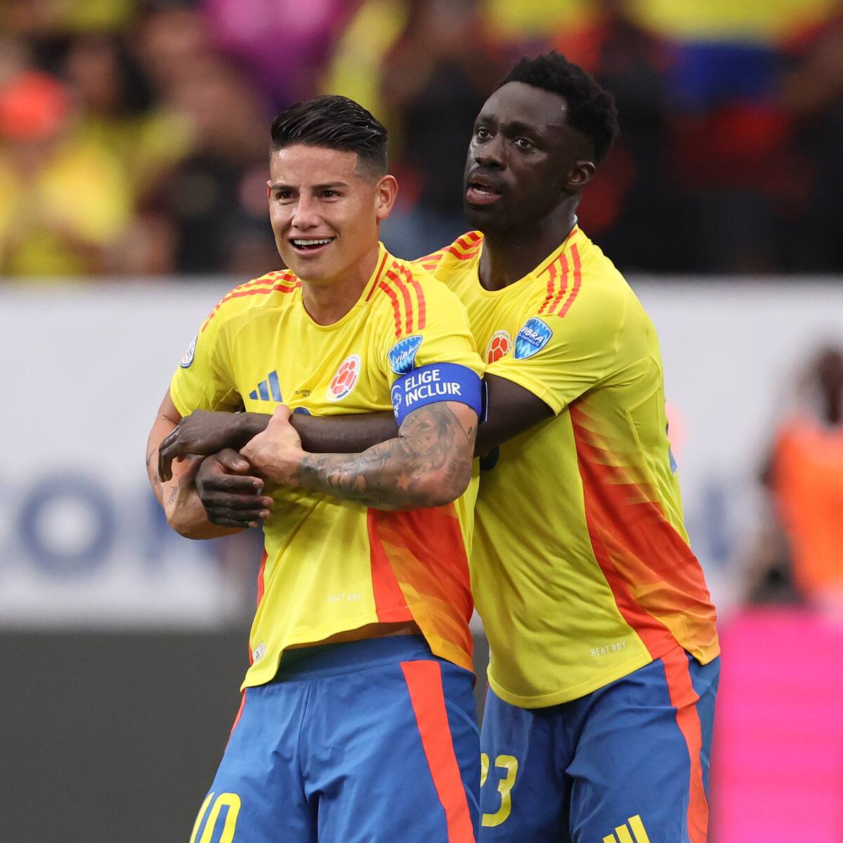 James, Ríos y Dávinson, en el equipo ideal de los cuartos de final de la Copa América