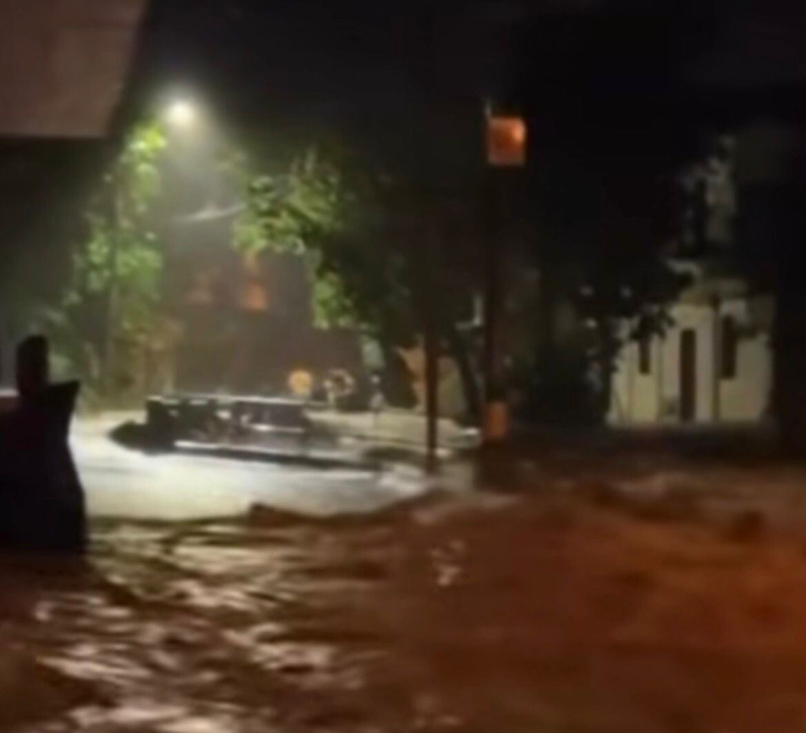 Lluvias en Caracolí. Foto: Cortesía.