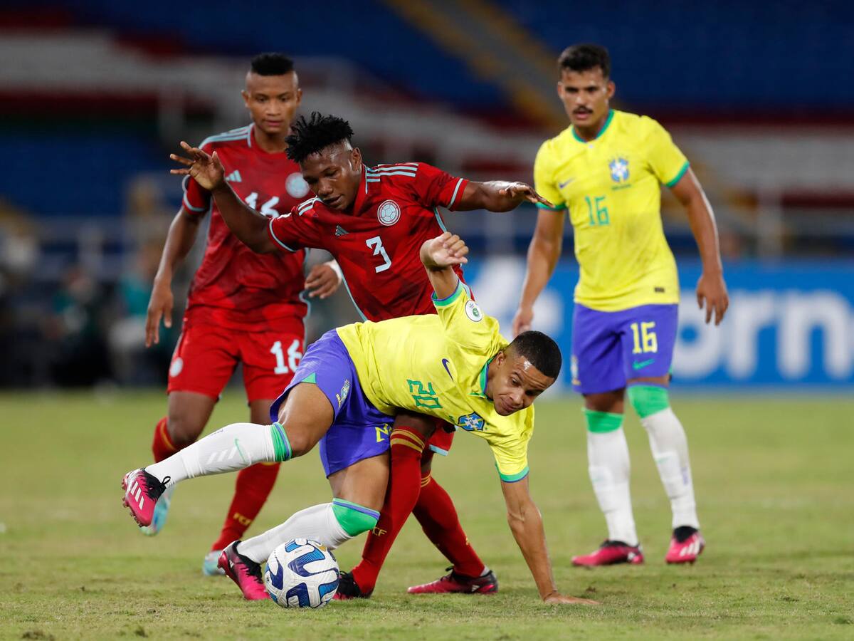 Colombia empata ante Brasil y aplaza su clasificación en el Sudamericano Sub-20