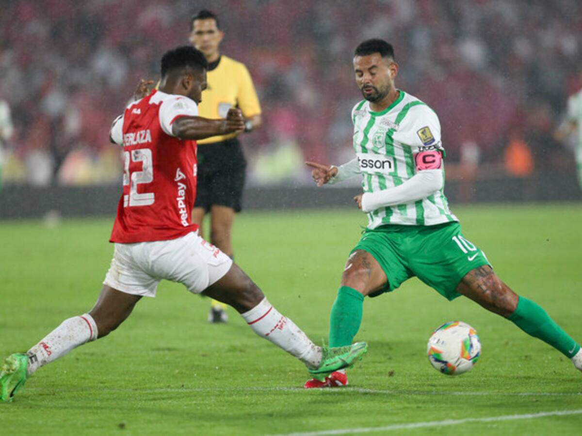 Atlético Nacional vs. Santa Fe por cuadrangulares en Liga Colombiana: Historial entre ambos