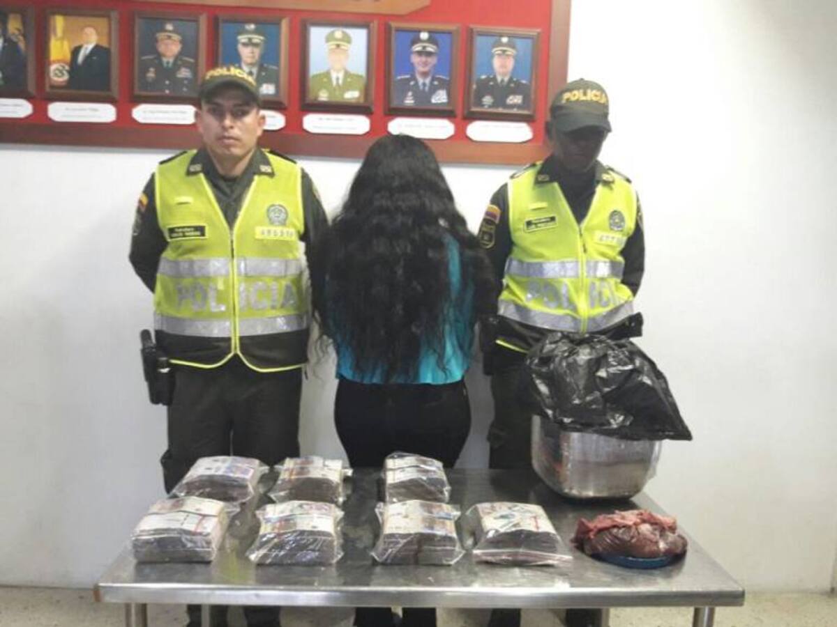 Escondidos en carne, mujer llevaba más de $340 millones a Guapi