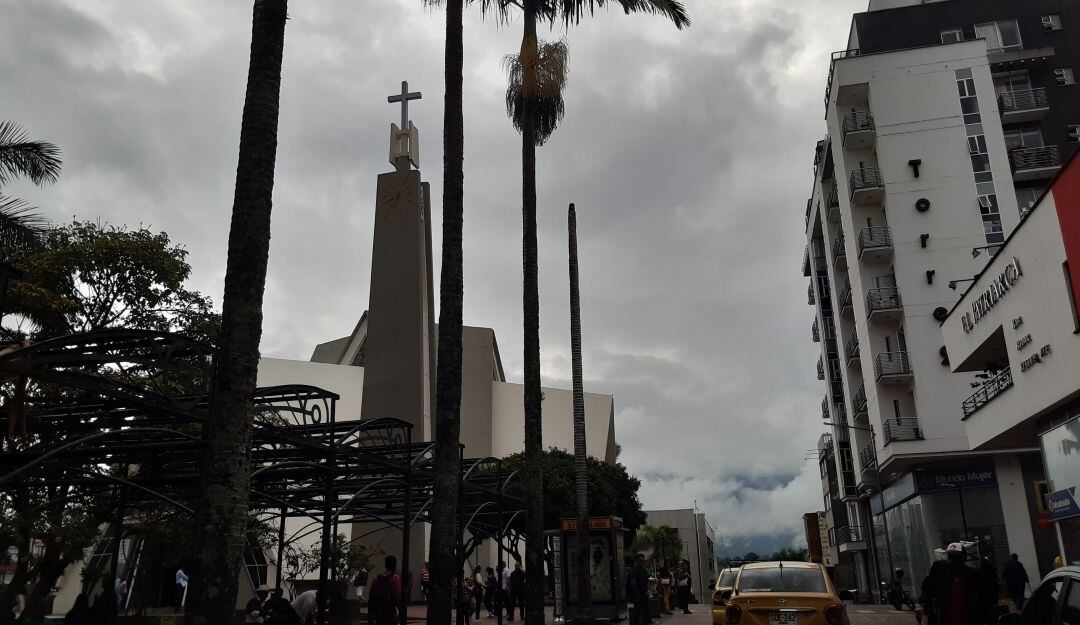 Cielo nublado por estos días en la ciudad de Armenia