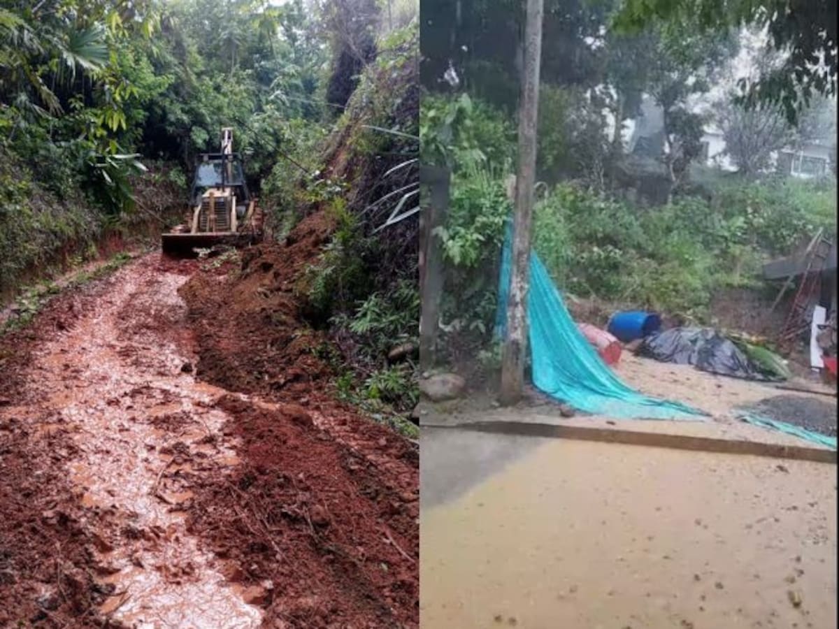 Lluvias en Caldas: 70 personas evacuadas y 20 viviendas afectadas en Victoria