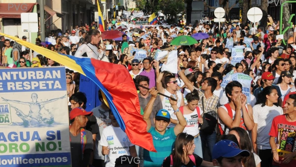 Bucaramanga: Prepárese para tres marchas. Estos serán los cierres viales