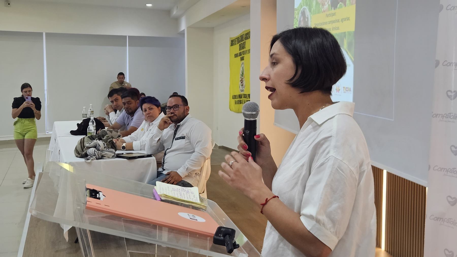 Martha Carvajalino, ministra de Agricultura