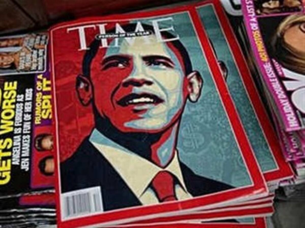 La revista Time elige al presidente Barack Obama como "personalidad del año"