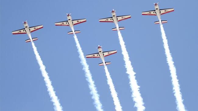 VII Feria Aeronáutica internacional F-AIR Colombia 2015. Foto: Colprensa