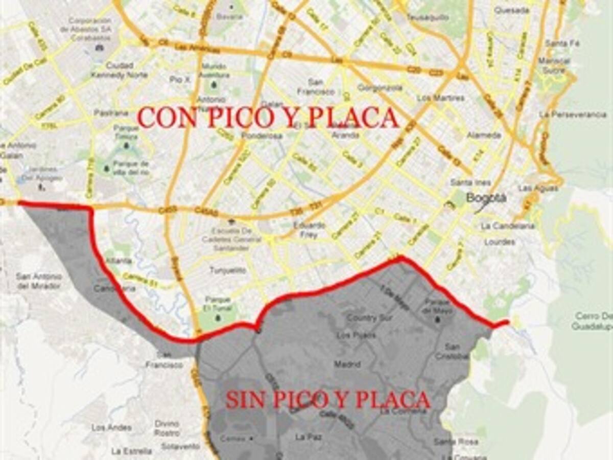 Este martes empieza el nuevo 'pico y placa' en Bogotá