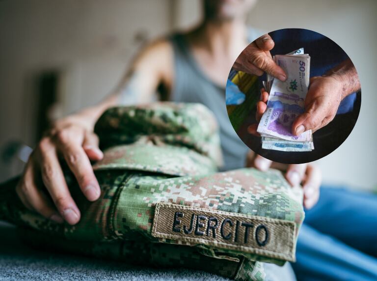 Veterano de las Fuerzas Militares dejando su uniforme (Getty Images)