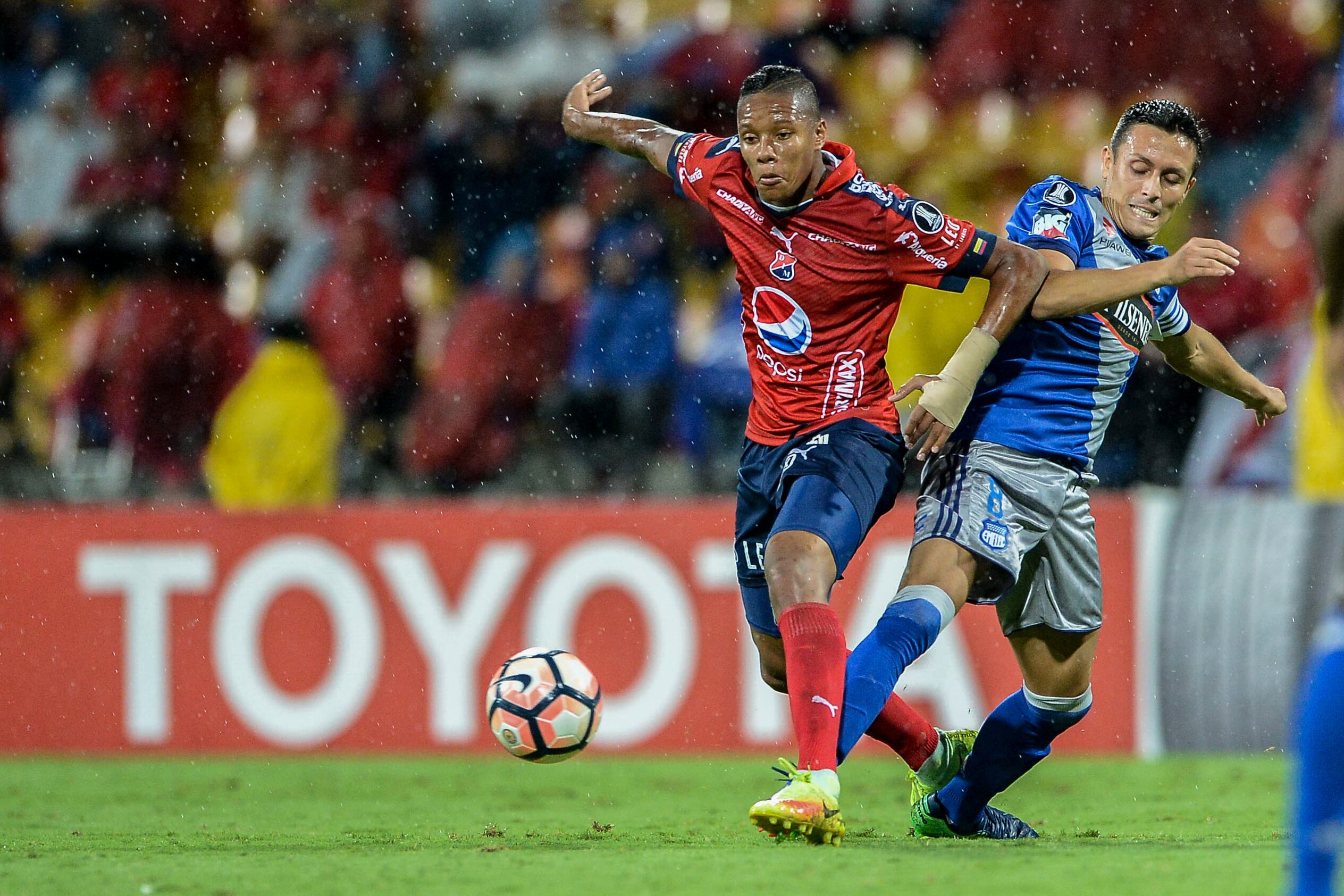 Yairo Moreno en su paso por Independiente Medellín (Photo credit should read JOAQUIN SARMIENTO/AFP via Getty Images)