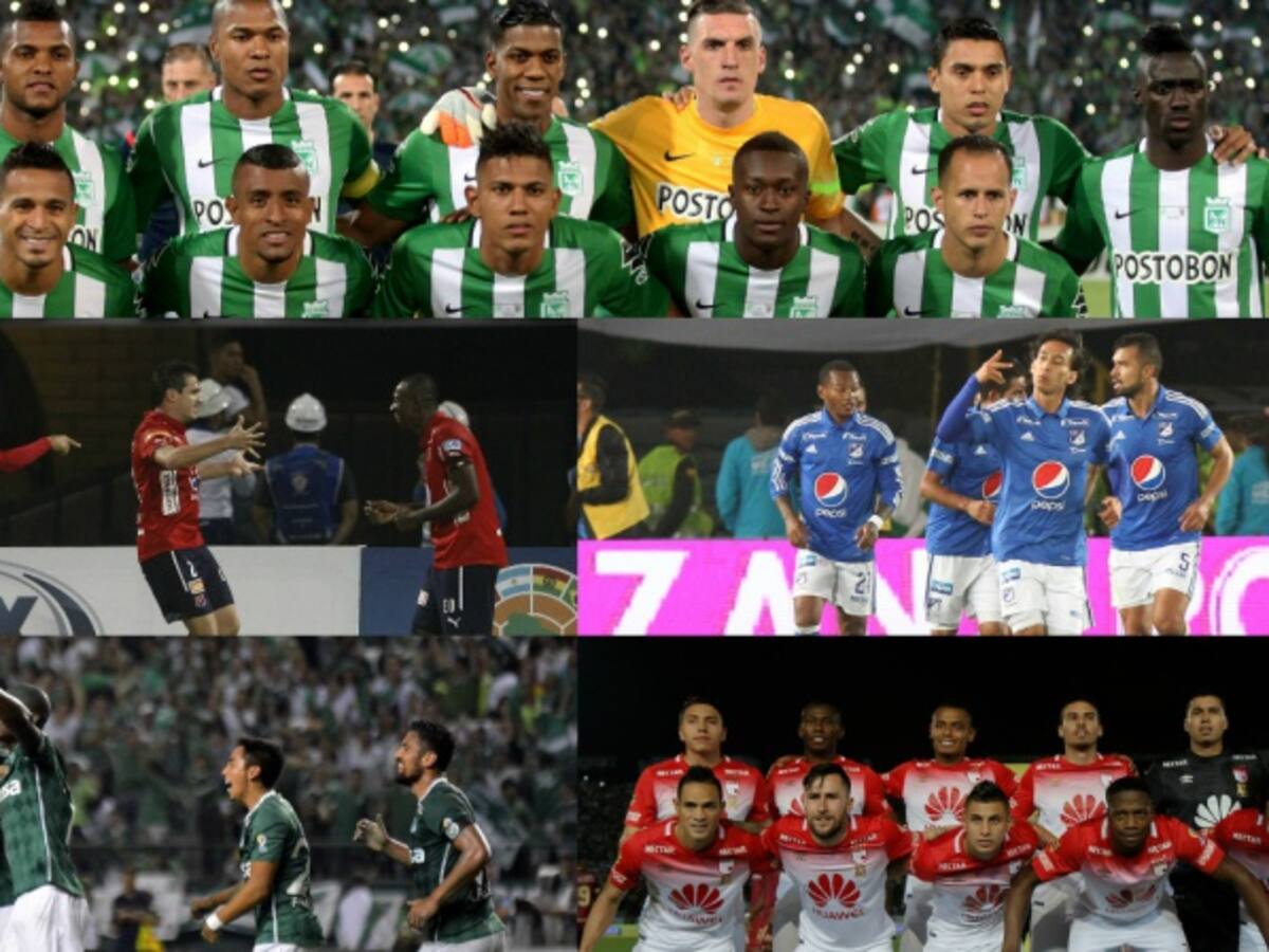 Equipos colombianos clasificados a torneos internacionales en 2017