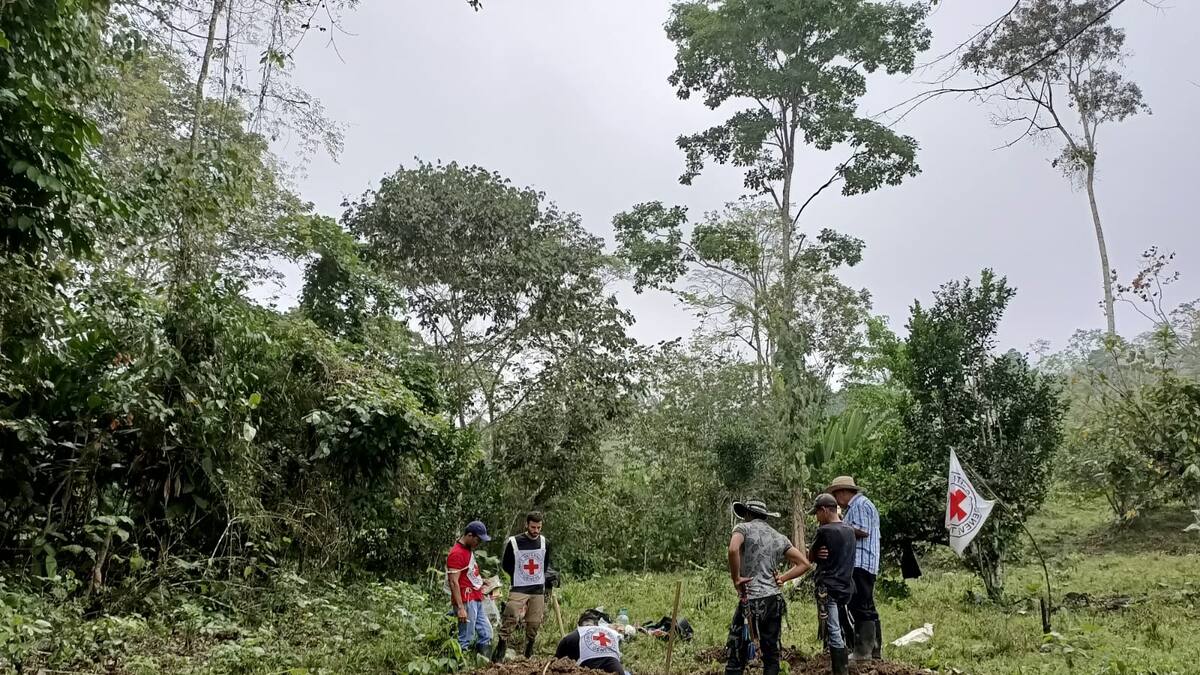 En Urabá el CICR recuperó los restos de una persona desaparecida hace 24 años