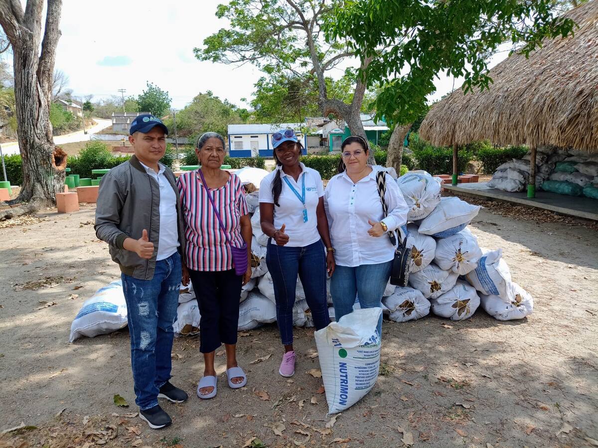 Novedoso sistema por goteo ampliará producción de ñame espino en Bolívar