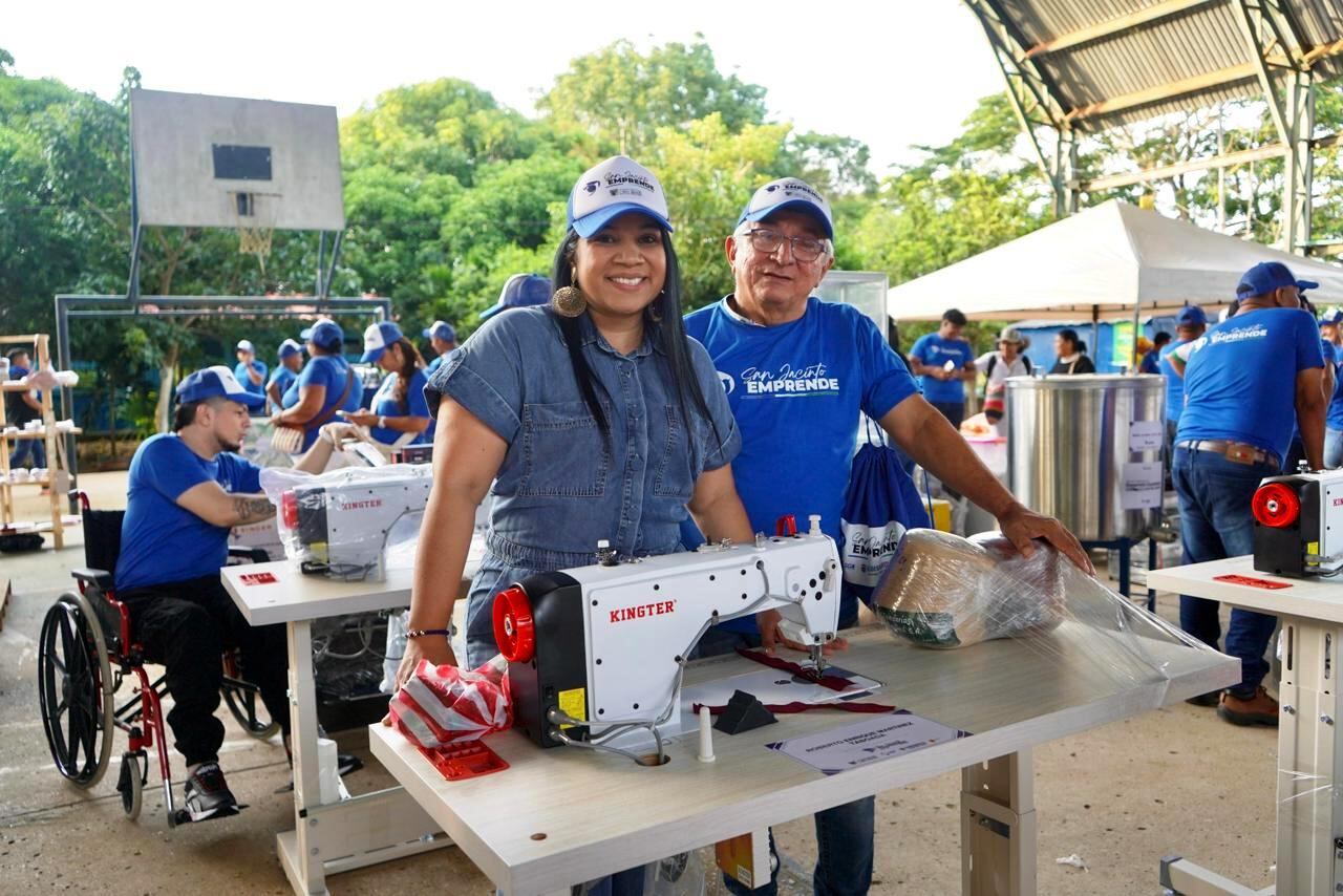 San Jacinto impulsa el emprendimiento y fortalece las capacidades productivas de más de 150 beneficiarios