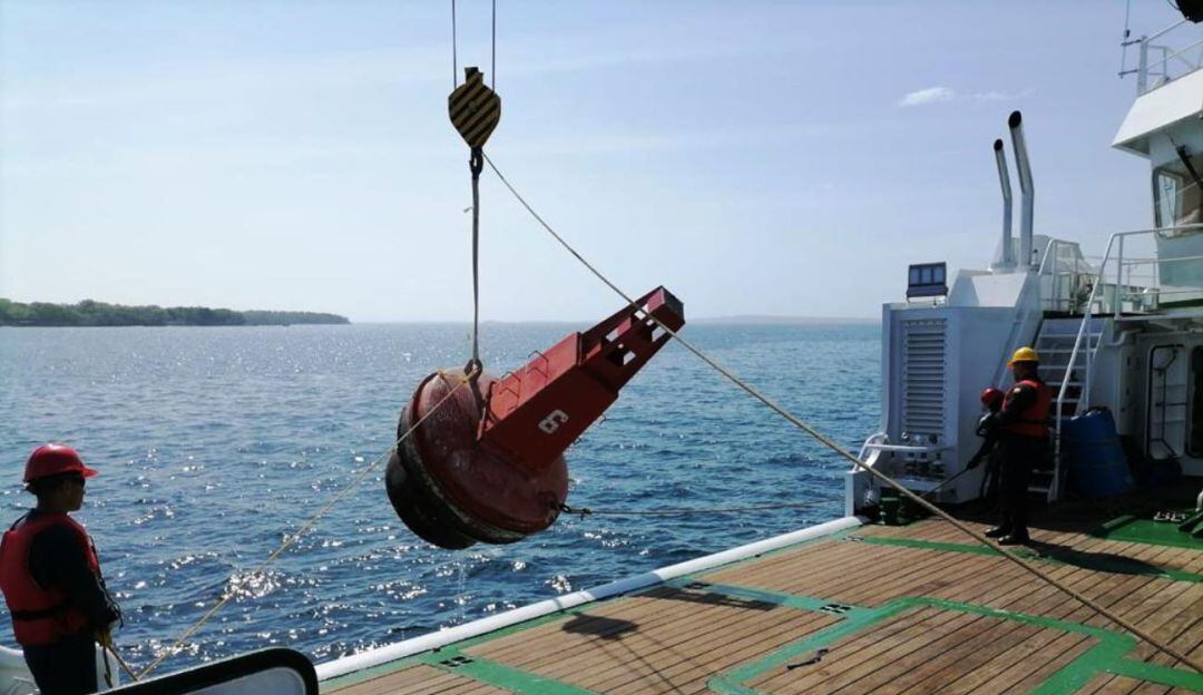 Dimar realiza mantenimiento a faros y boyas en Islas del Rosario, en Cartagena