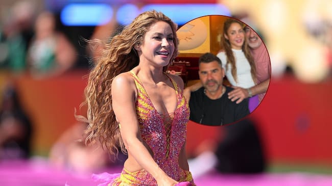 Shakira reapareció junto a Antonio de la Rúa tras 16 años de distanciamiento. Foto: Getty/@george_n_nader (Instagram)/Canva