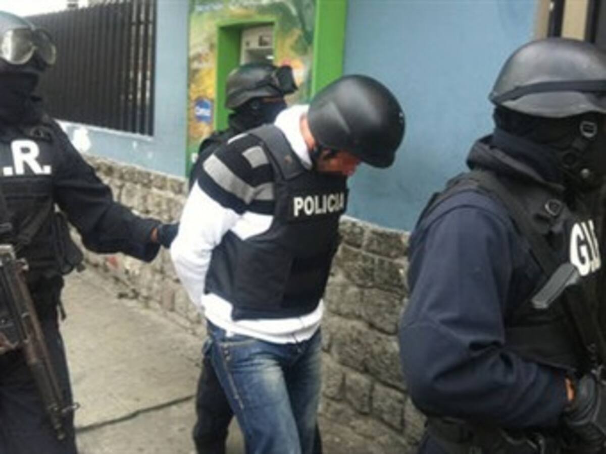 Detienen en Ecuador a presunto cabecilla de 'Los Rastrojos'