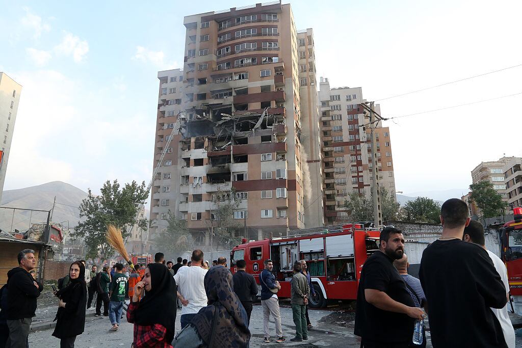 Ataque de Israel a Irán. Foto: Getty Images.