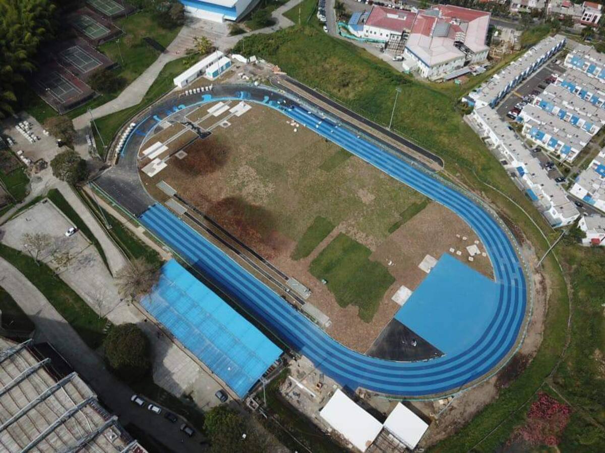 Manos a las obras, estadio de Atletismo de Armenia, escenario de primer nivel mundial