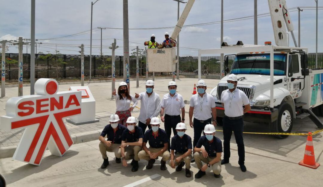 Centro de entrenamiento para lineros en el municipio de Malambo.