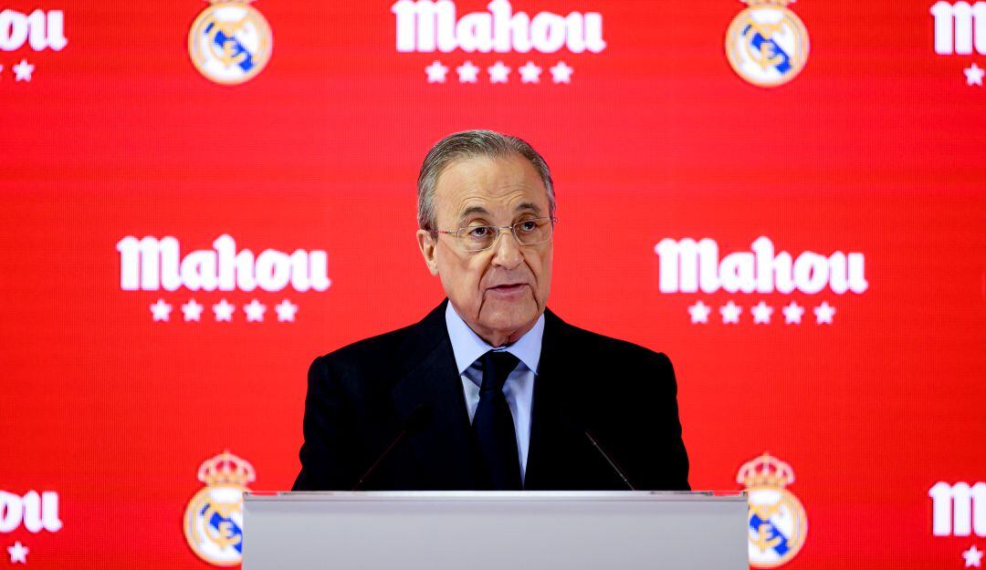 Florentino Pérez, presidente del Real Madrid y de la Superliga.