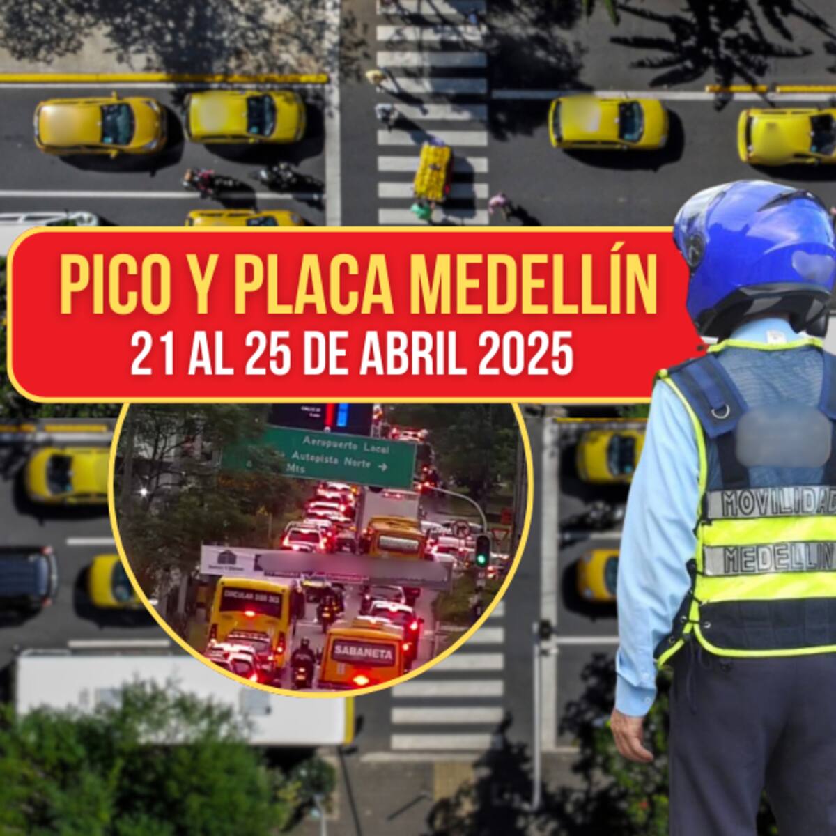 Cómo será el Pico y Placa en Medellín este lunes 21 de abril: Así regirá hasta el viernes según alcaldía