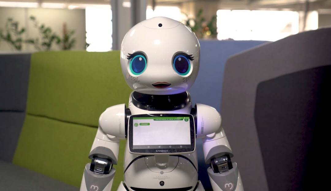 EMA Robot de IA para atención de usuarios y personal de EPM. Foto: EPM.