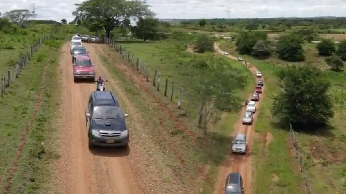Protestas de ganaderos en camionetas generan polémica en el Magdalena
