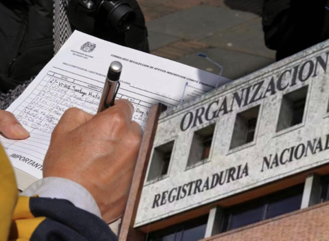 Registraduría y firmas ciudadanas