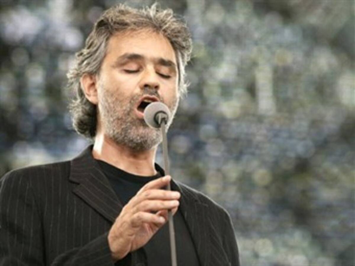 Andrea Bocelli cantará a los pies de Masada, junto al mar Muerto