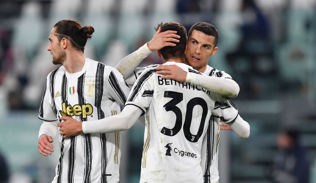 Juventus en su victoria 3-0 al Spezia