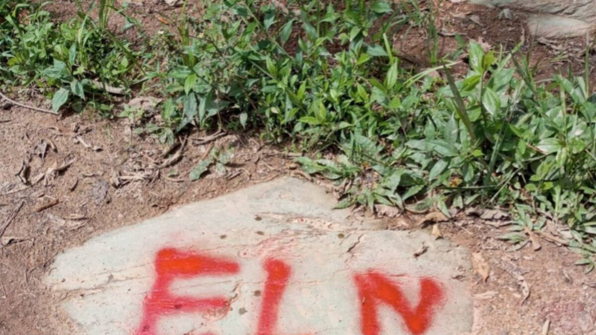 Grafitis del ELN aparecieron en Rionegro ¿Qué dicen las autoridades?