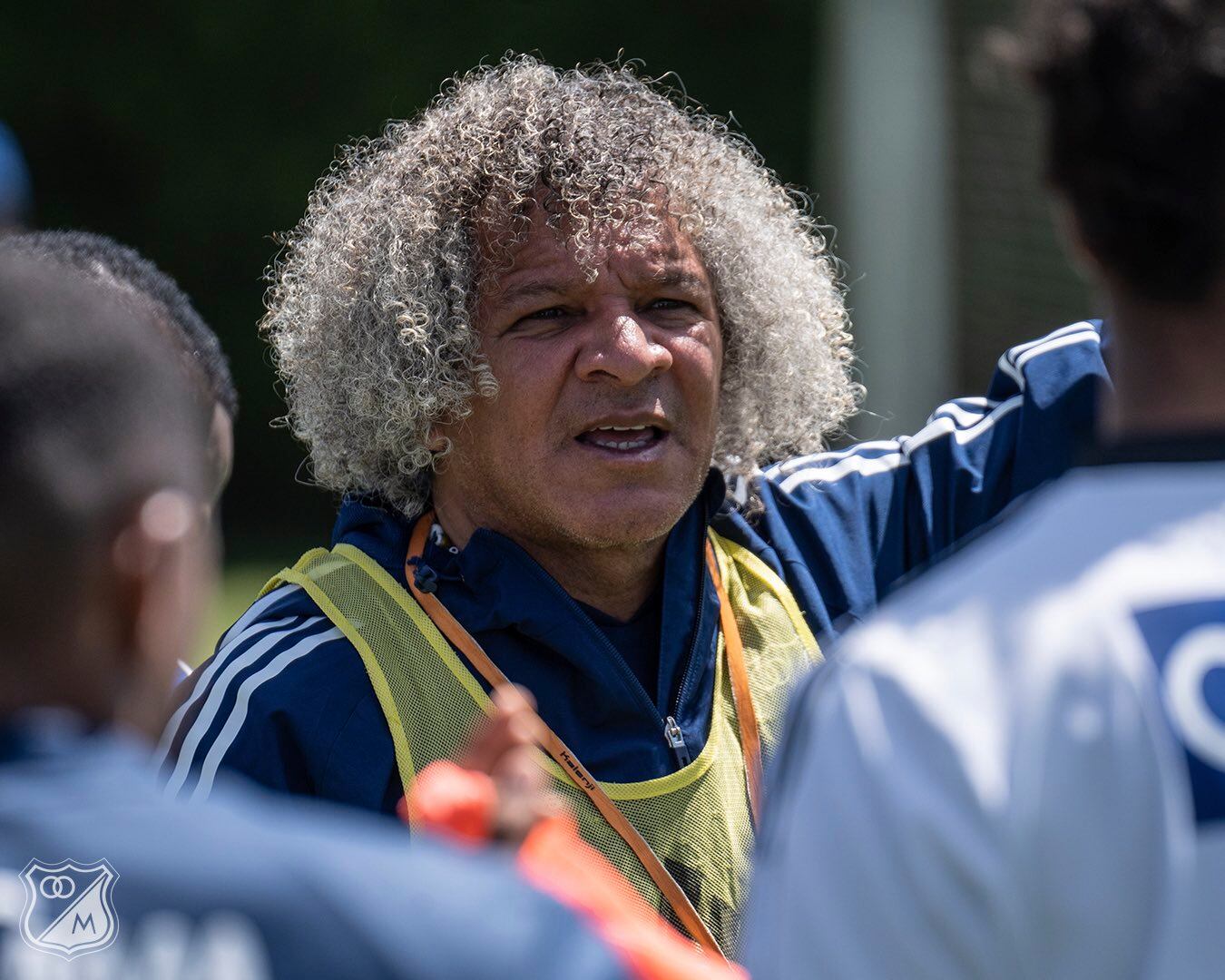 Alberto Gamero, DT de Millonarios / Twitter: @MillosFCoficial.