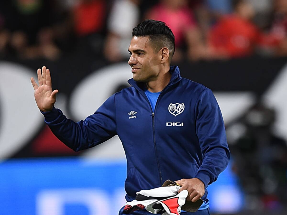 Técnico del Rayo Vallecano confirma lesión de Falcao