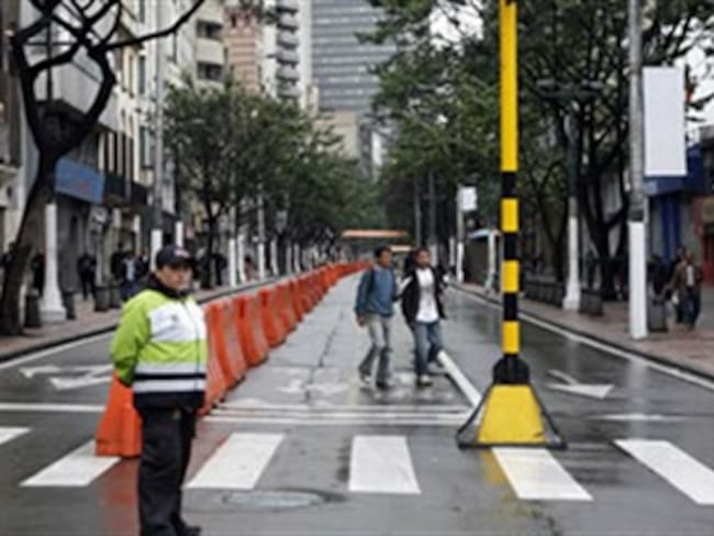 Desde este sábado la Séptima será peatonal desde la calle 24 hasta la Plaza de Bolívar