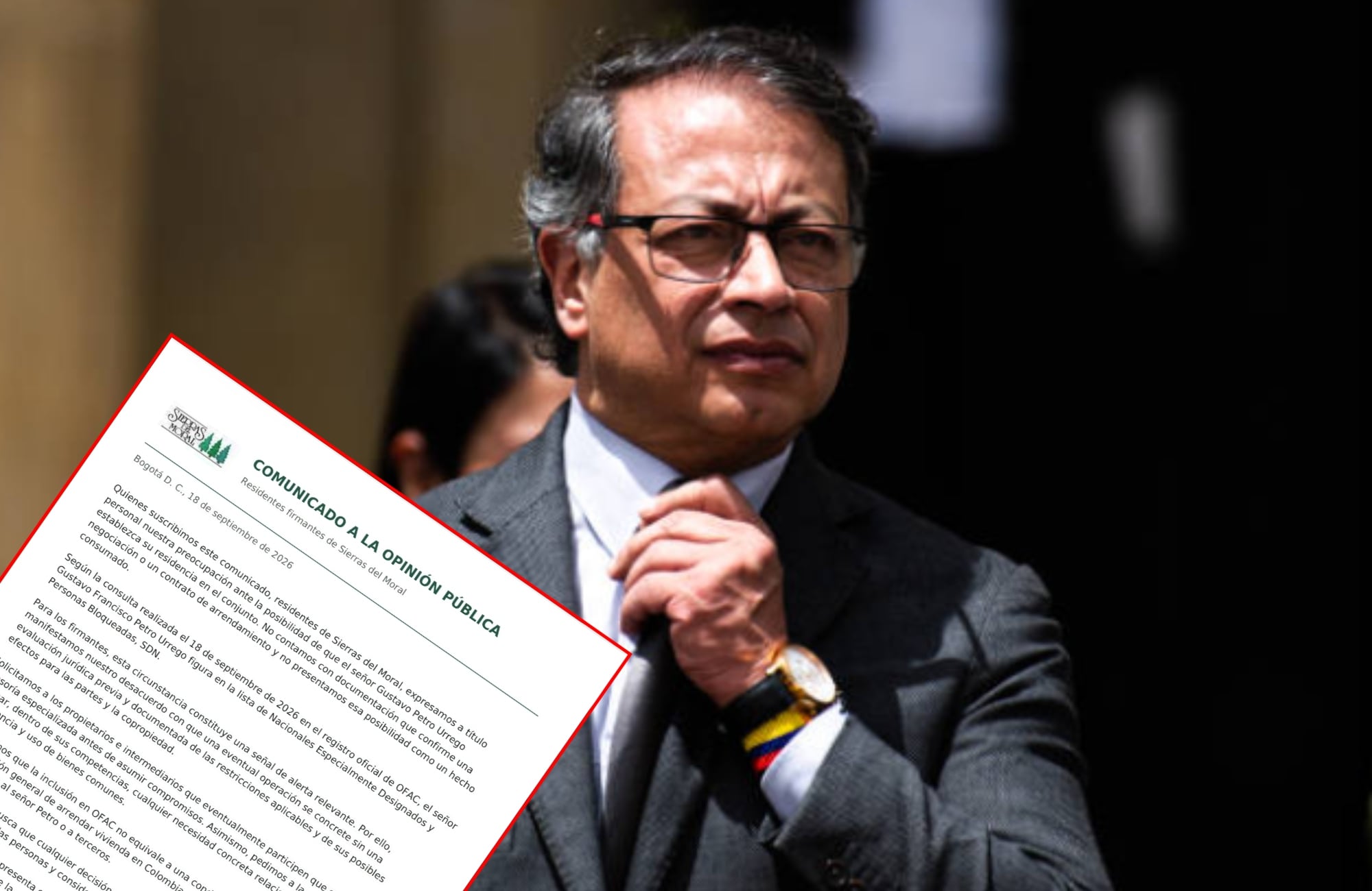 Gustavo Petro respondió a carta de vecinos que se oponen a su llegada en exclusivo conjunto en Bogotá. Foto: Getty Images/ suministrada