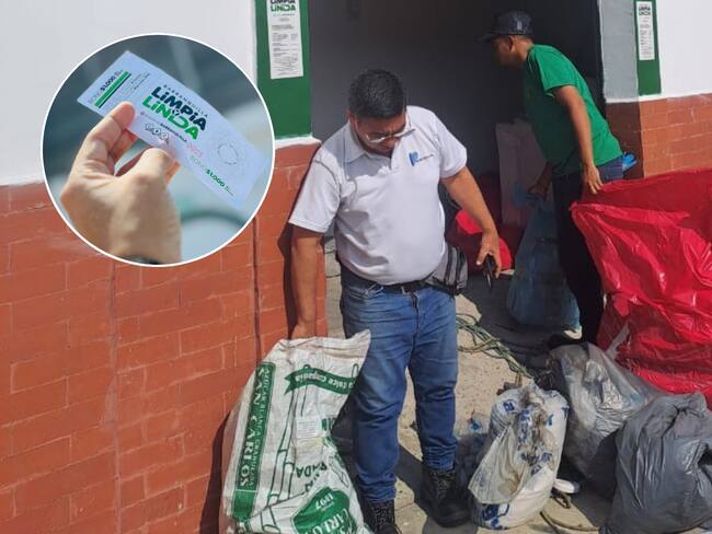 Punto de canje de reciclaje en Barranquilla