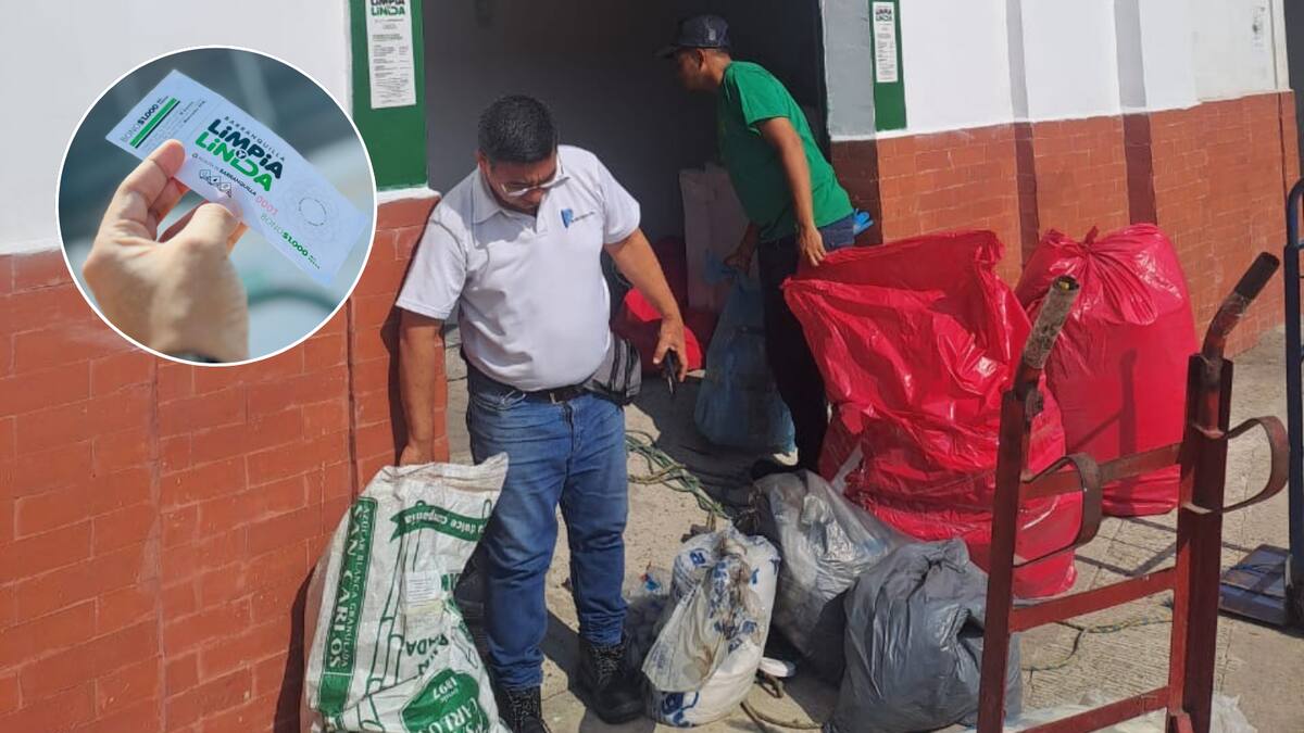 La campaña que promueve el reciclaje en Barranquilla por canje de bonos de comida
