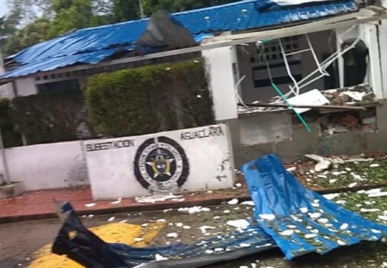 Subestación de Policía en zona rural de Cúcuta / Foto: Archivo