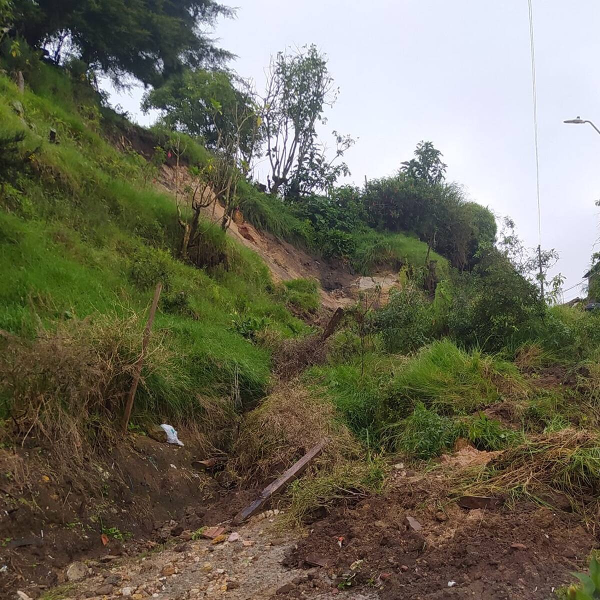 Cerca de 100 personas están afectados por múltiples emergencias en Santa Rosa de Osos