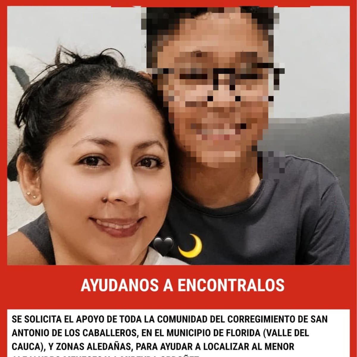 Madre e hijo reportados como desaparecidos en Florida, Valle, fueron hallados enterrados