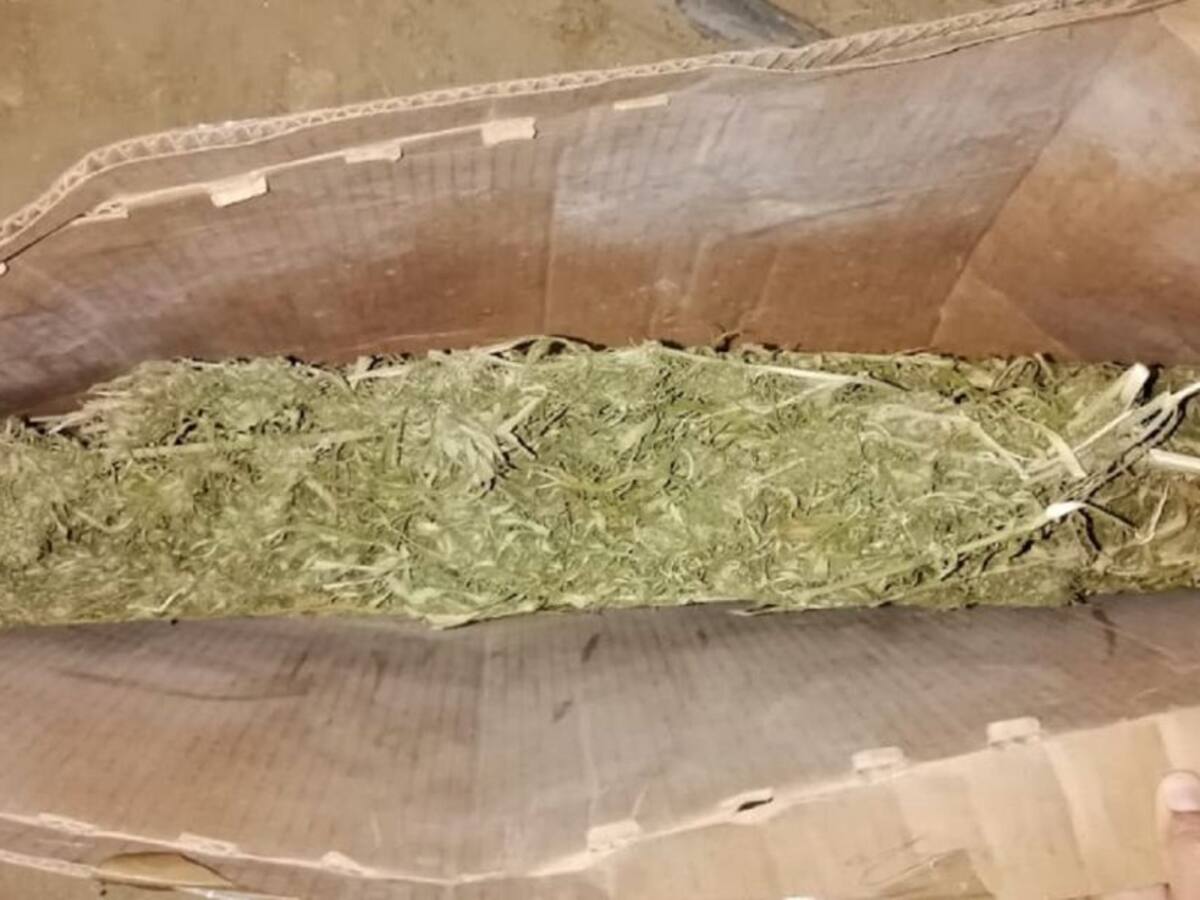 En vías de Manizales fueron incautadas dos toneladas de marihuana