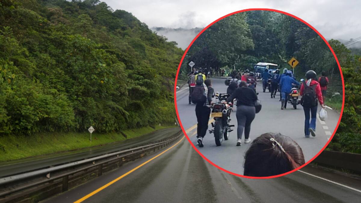 Minga indígena cierra vía que deja incomunicado al departamento del Huila con Putumayo