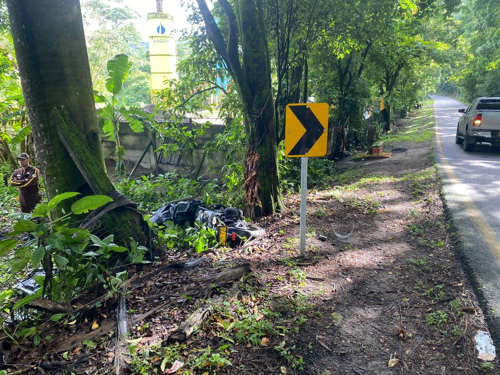 Fatal accidente en la vía Pamplona–Cúcuta. / Foto: Cortesía.