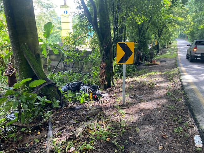 Fatal accidente en la vía Pamplona–Cúcuta. / Foto: Cortesía.