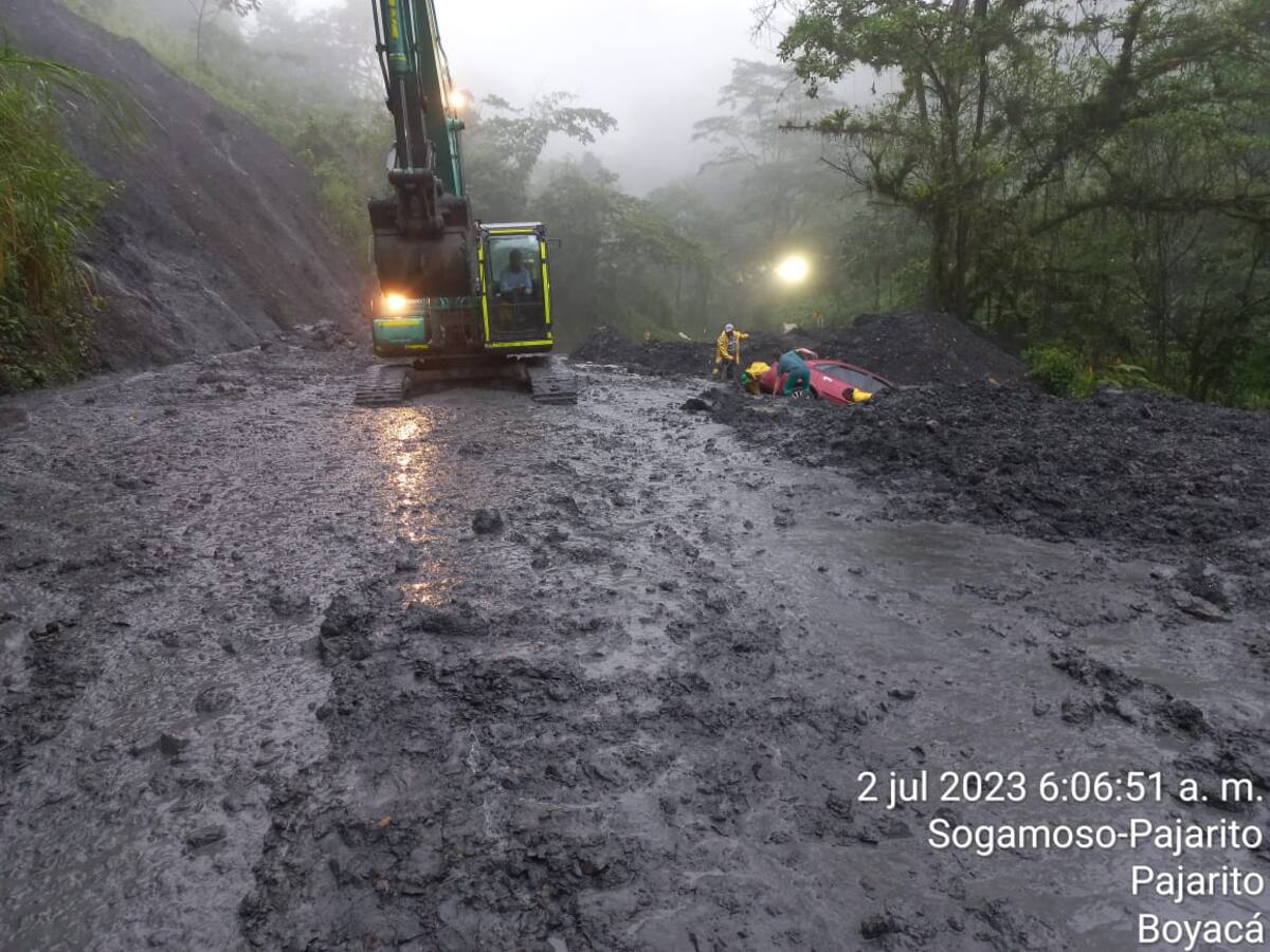 Transversal del Cusiana de nuevo cerrada por deslizamiento en Quebrada Negra