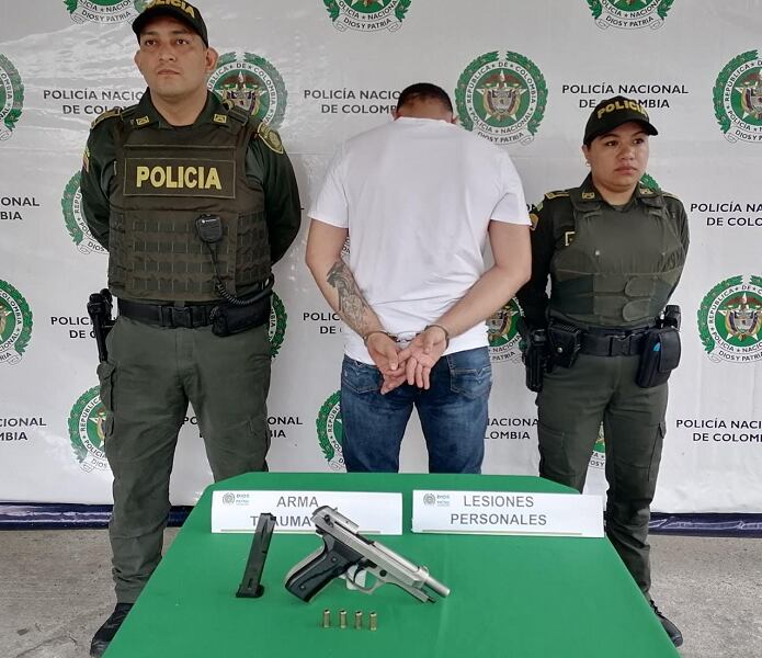 Por defender a su hermana fue detenido un hombre