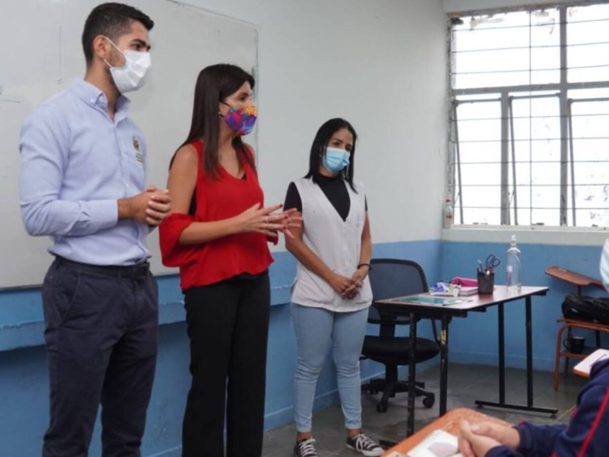 Ministra de educación destacó avances del regreso a clases en Risaralda