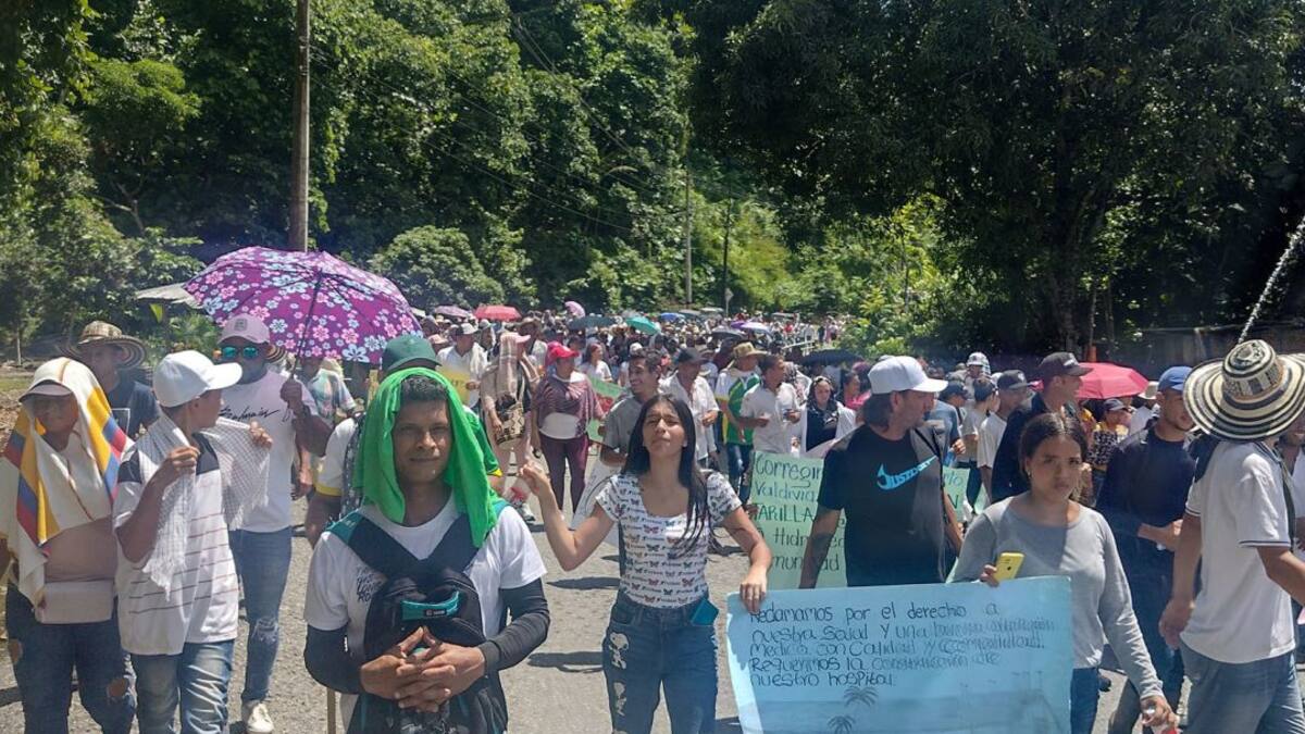 Valdivia: afectados por Hidroituango protestaron tras incumplimientos de EPM