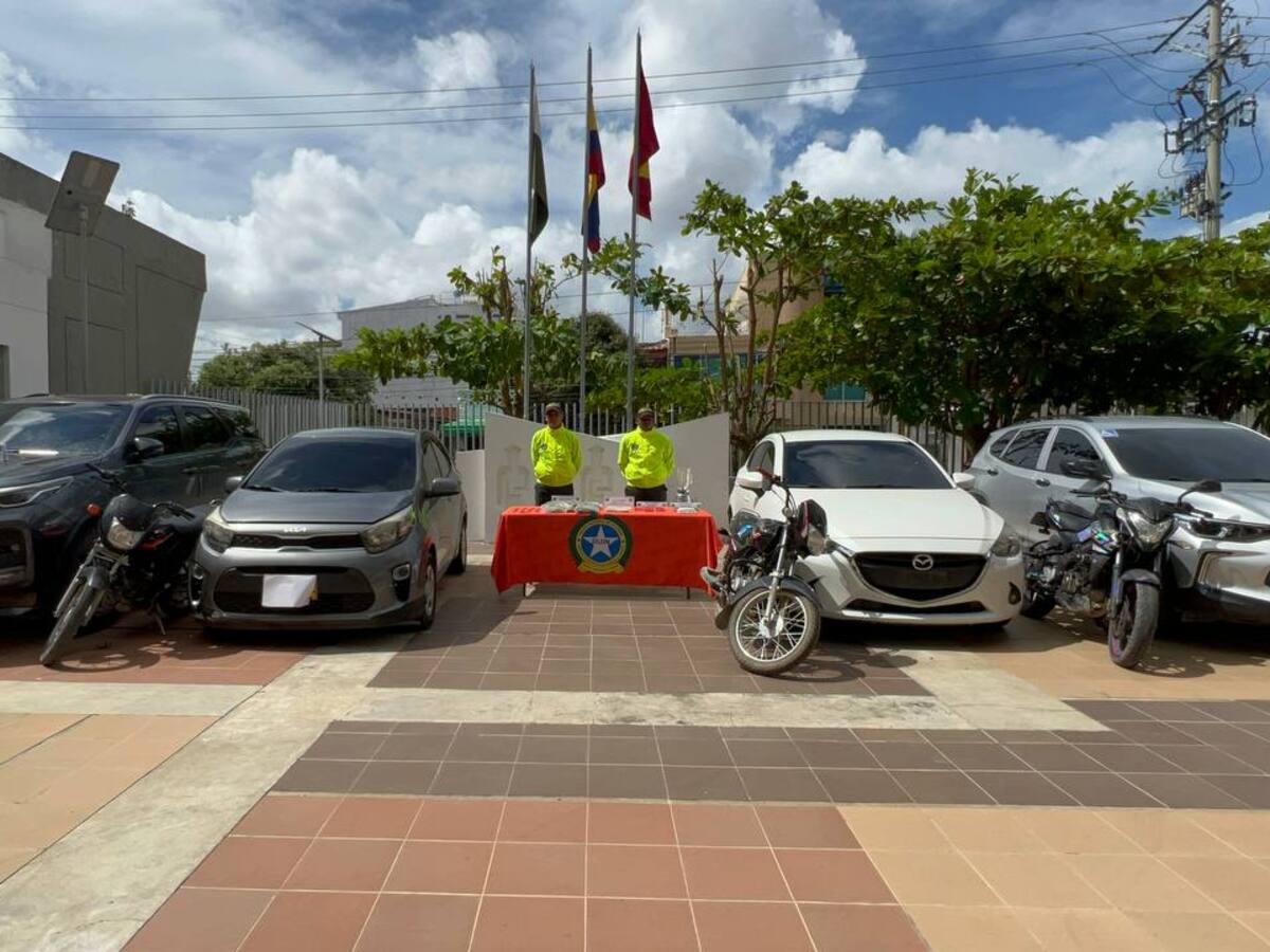 Ocho vehículos recuperados tras operativos policiales en Cartagena